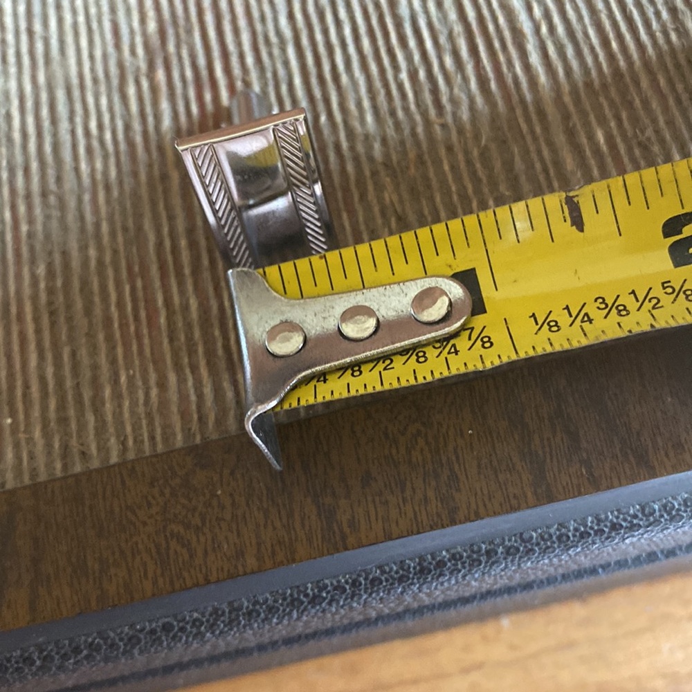 Vintage Shields Marked Rectangular Silver Mid-Cen… - image 7